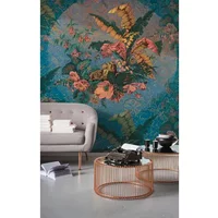 Fotobehang Blue Orient - Meerkleurig - 2,70m X 200cm