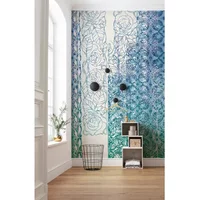 Fotobehang Art Nouveau Bleu - Blauw - 2,80m X 250cm