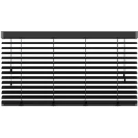 Decosol 320 Jaloezie Horizontaal Deluxe Aluminium Mat Zwart 120x180cm