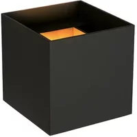 Lucide Wandlamp Led Axi Zwart 6w