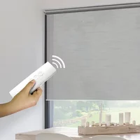 Madeco Gemotoriseerd Lichtdoorlatend Rolgordijn E-roll Grijs 180x250cm
