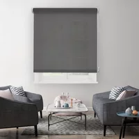 Madeco Rolgordijn Lichtdoorlatend - Anthraciet - 60x190cm - Kettingbediening
