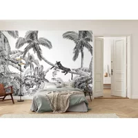 Fotobehang Black Panther - Wit - 2,50m X 350cm