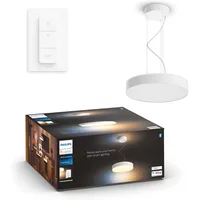 Philips Hue Hanglamp Enrave Wit ⌀42,5cm 33,5w Met Hue Dimmer Switch