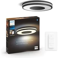 Philips Hue Plafondlamp Being Zwart 22,5w Met Hue Dimmer Switch