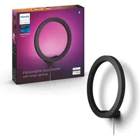 Philips Hue Sana Wandlamp Zwart ⌀25,5cm 20w