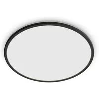 Philips Plafondlamp Superslim Zwart Ø43cm 22w