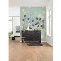 Fotobehang Plaqué D'or - Meerkleurig - 2,80m X 200cm