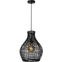 Lucide Hanglamp Alban Zwart Ø35cm E27