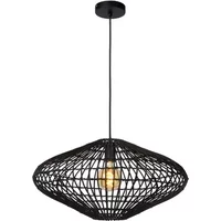 Lucide Hanglamp Magali Zwart Ø56cm E27