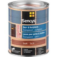 Sencys Beits Ramen En Deuren Semi-transparant Zijdeglans Donker Eiken 0,75l
