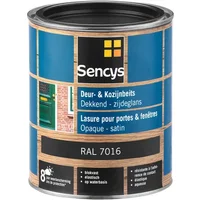 Sencys Beits Ramen En Deuren Dekkend Zijdeglans Ral7016 0,75l