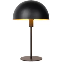 Lucide Tafellamp Siemon Zwart Ø25cm E14