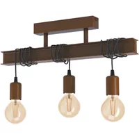 Eglo Plafondlamp Townshend 4 Antiek Bruin 3xe27 60w