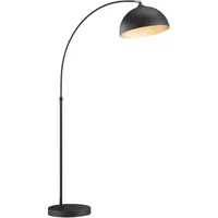 Fischer & Honsel Vloerlamp Leitung Zwart E27 40w