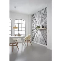 Fotobehang Weiss - Blauw - Zwart - 2,80m X 450cm