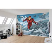 Fotobehang Iron Man Flight - Meerkleurig - 2,80m X 400cm