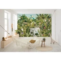 Fotobehang Jungle Expedition - Meerkleurig - 2,80m X 400cm