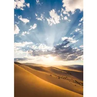 Fotobehang Wüstenmagie - Blauw - 2,80m X 200cm