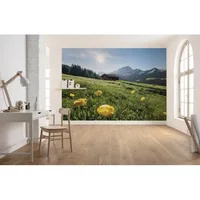 Komar Fotobehang Alpenglück - Meerkleurig - 2,80m X 400cm