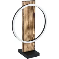 Eglo Tafellamp Boyal Led Zwart Donker Hout 12w