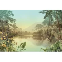 Lac Fotobehang Tropical - Meerkleurig - 2,50m X 350cm
