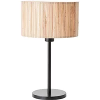 Brilliant Tafellamp Wimea Zeegras Zwart ⌀25cm E27