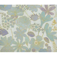 Fotobehang Groovy Bloom - Meerkleurig - 2,50m X 300cm
