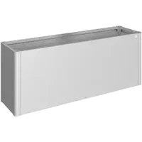 Biohort Plantenbak Belvedere Maxi - Zilver - Metaal - 80,5x216,5x30cm