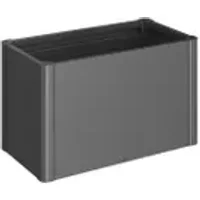 Biohort Plantenbak Belvedere Midi - Grijs - Metaal - 80,5x118,5x30cm