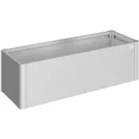 Biohort Plantenbak Belvedere Mini - Zilver - Metaal - 80,5x166x30cm