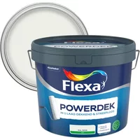 Flexa Powerdek Muurverf - Mat - Verkeerswit / Ral 9016 - 10l