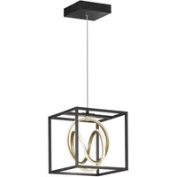 Fischer & Honsel Hanglamp Gisi Zwart 14w