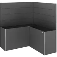 Biohort Schutting Voor Plantenbak Belvedere L-vorm Gr. L150 Donkergrijs Metallic 2st