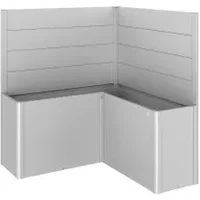 Biohort Schutting Voor Plantenbak Belvedere L-vorm Gr. L150 Zilver Metallic 2st