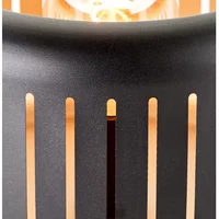 Brilliant Tafellamp Tyas Zwart Goud ⌀27cm E27