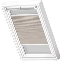 Velux Manueel Verduisterend Plisségordijn Fhc Ck04 1171swl Donkerzand White Line