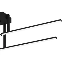 Eglo Plafondlamp Ipolitto Zwart 30w