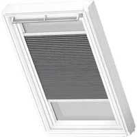 Velux Manueel Verduisterend Plisségordijn Fhc Mk06 1170swl Donkertaupe White Line