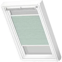 Velux Manueel Verduisterend Plisségordijn Fhc Mk08 1168swl Stoffig Groen White Line