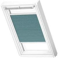 Velux Manueel Verduisterend Plisségordijn Fhc Pk06 1173swl Petrol Blauw White Line