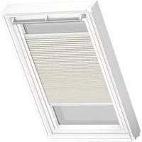 Velux Manueel Verduisterend Plisségordijn Fhc Uk04 1172swl Lichtgrijs White Line