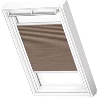 Velux Manueel Verduisterend Plisségordijn Fhc Sk06 1165swl Lichtbruin White Line