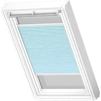 Velux Manueel Verduisterend Plisségordijn Fhc Sk06 1169swl Lichtblauw White Line