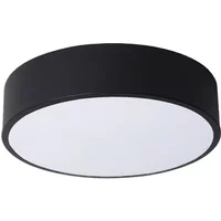 Lucide Plafondlamp Unar - Zwart - 20cm - 12w