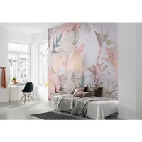 Fotobehang Tropical Concret Jungle - Meerkleurig - 2,54m X 368cm