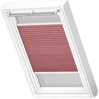 Velux Manueel Lichtdoorlatend Plisségordijn White Line Fhl Ck04 1279swl Wijnrood