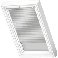 Velux Jaloezie Manueel White Line Pal Sk01 7057swl Geborsteld Zilver