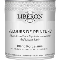 Liberon Velours De Peinture Muurverf - Mat - Blanc Porcelaine - 2,5l