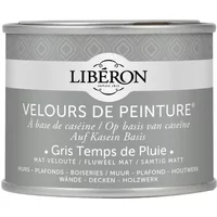 Liberon Velours De Peinture Muurverf - Mat - Gris Temps De Pluie - 0,125l